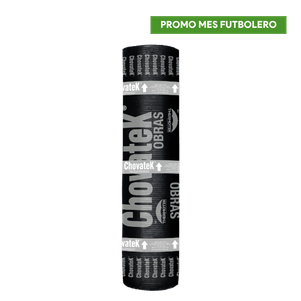 CHTEK Rollo Imper Fibra de Vidrio 3.0mm 10x1m Blanco, 1 PZ